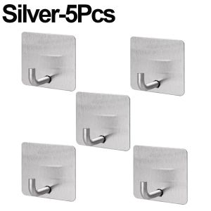 3/5Pcs Strong Hooks Practical Load Bearing Hook Multi-Purpose Storage For Home Kitchen Bar Storage Key Coat Cup Hanging Hook Elephant Nose Hook