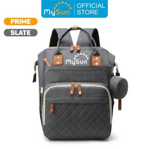 Balo bỉm sữa cho mẹ và bé đa năng giữ nhiệt cao cấp chính hãng MySun Prime