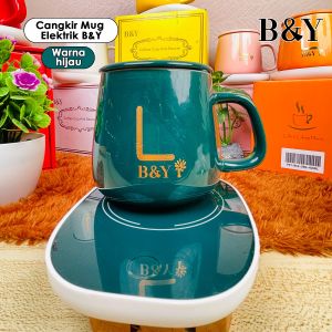 Cangkir Mug Elektrik / Penghangat Elektrik Kopi dan Teh / Gelas Elektrik cocok untuk sovenir