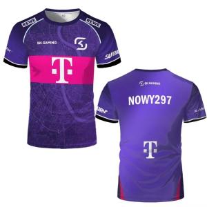 [Local Stock] VCC SK Gaming Style Esports Team T-Shirt Mens Casual Sports Top Breathable Outdoor Training Uniform for Gaming Fans