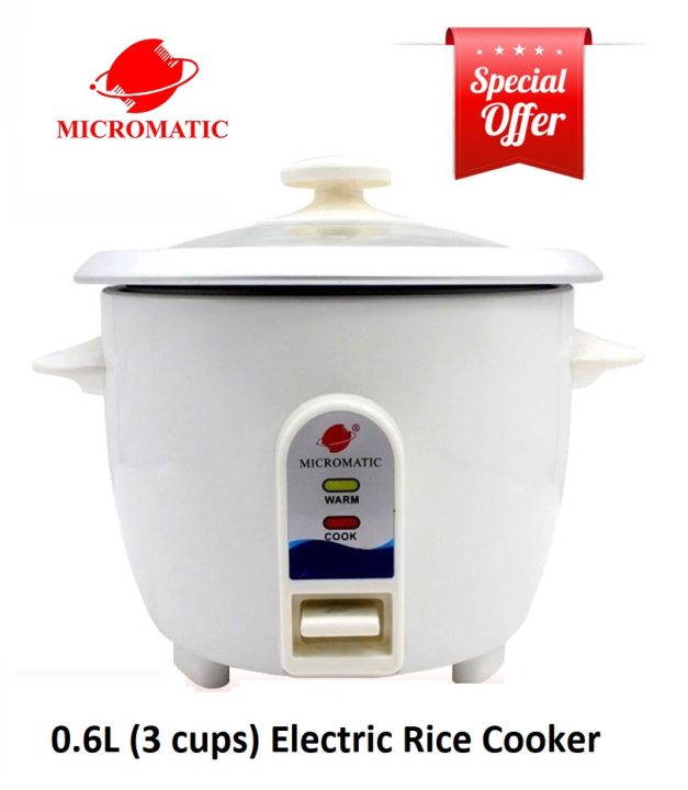 Micromatic 0.6L Rice Cooker (MRC350) | Lazada PH
