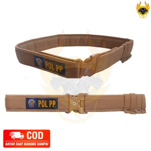 KOPEL SABUK SATPOL PP/SABUK TACTICAL CORDURA/IKAT PINGGANG POL PP TERMURAH