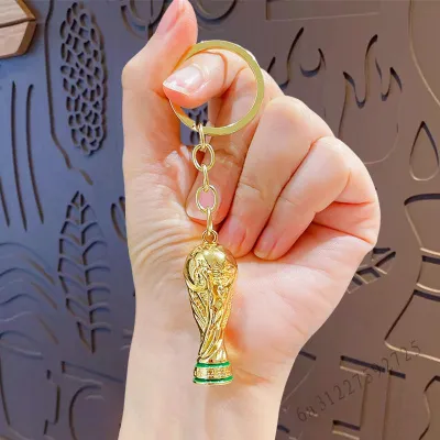Hercules Cup Football Keychain - Zinc Alloy Cartoon World Cup Souvenir Gift
