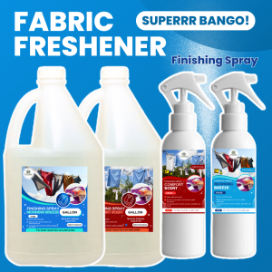 Fabric freshener finishing spray - Eliminate odors Help smooth wrinkles & Provide a just-cleaned feel