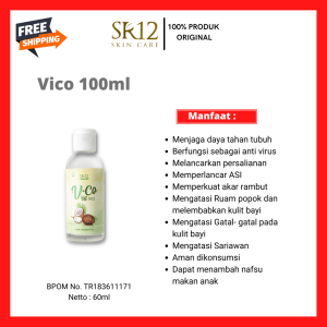 MINYAK KELAPA MURNI SR12 250ml - BPOM / VICO SR12 / VCO / OBAT KAKI KERING PECAH PECAH / OBAT RUAM POPOK BAYI / PERAWATAN RAMBUT / PENAMBAH BERAT BADAN / DLL
