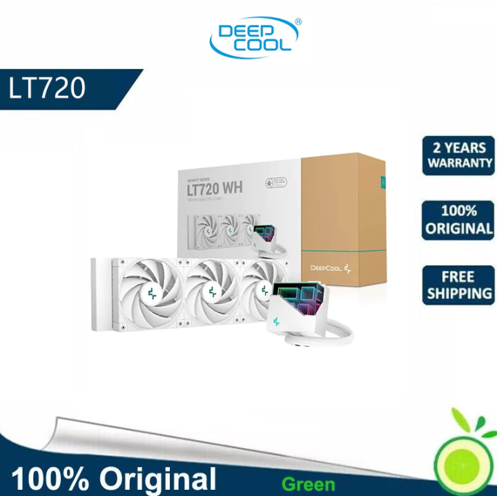 Deepcool LT720 White Edition 360MM ARGB AIO Liquid CPU Cooler - 3D ...