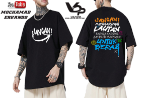 KAOS KATA KATA JANGAN MENGARUNGI LAUTAN DEPAN BELAKANG VIRAL TERBARU KEKINIAN