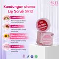 SR12 Lip Scrub 6gr Exfoliator Moisturizer Bibir Pecah Terhidrasi Eksfoliasi Angkat Sel Kulit Mati. 