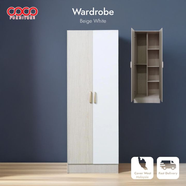 COCO%202%20Door%20Wardrobe%20%7C%202%20Pintu%20Almari%20Murah%20%7C%20Almari%20Pakaian%20%7C%20Almari%20Baju%20%7C%20Almari%20Besar%20%7C%20Kabinet%20Baju%20/%20Ready%20Stock%20-%20Image%202