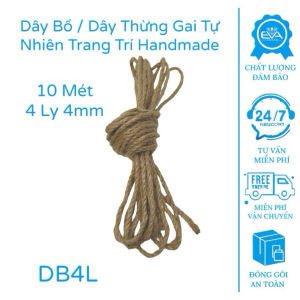 50 Mét Dây Thừng Gai Decor Handmade 3mm Trang Trí Handmade