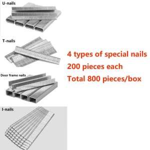 Deli 4 in 1 Heavy Duty Staple Gun Tools Tacker Staple Heavy Duty Staple Gun For Wood Furniture Tools Nail Gun