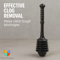 Heavy-Duty Telescopic Toilet Plunger – High-Pressure Bellows Drain Unblocker. 