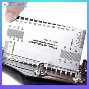 [Feibe Befei] STEEL String Action Gauge ไม้บรรทัดคู่มือการตั้งค่าวัด luthier สำหรับกีต้าร์เบส