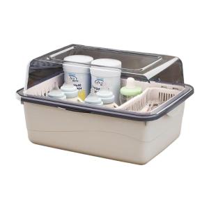 Dụng cụ đựng chai di động Bình cho bé hộp lưu trữ lưu trữ tái sử dụng container với dụng cụ đựng chai bình bú sữa giá phơi