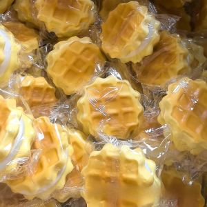 Squishy Simulated Layered Sandwich Cake Squeeze Toy Soft Stress Relief Slow Rising Sensory Fidget Anxiety Gifts for Kids Adults