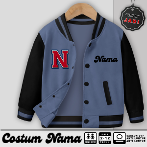 JAKET ANAK LAKI LAKI USIA 2 -13 TAHUN JACKET BASEBALL VARSITY ANAK BISA REQUEST CUSTOM INISIAL NAMA