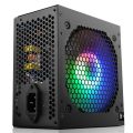 AIGO ak600 PFC cung cấp công suất tối đa 600W Watt chơi game PC yên tĩnh 120mm Quạt 24Pin 12V ATX PSU Máy tính để bàn nguồn điện cho máy tính đơn vị. 