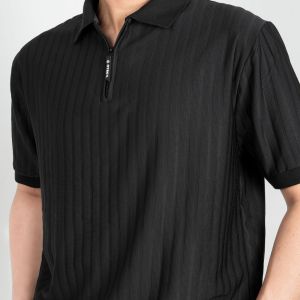 Otsky Polo Shirt Pria Rail Knit New All
