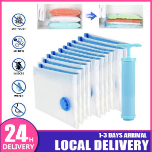 Resealable Vacuum Compression Bag Transparent Vacuum Storage Bag Portable Thicken Vacuum Seal Bag Travel bag