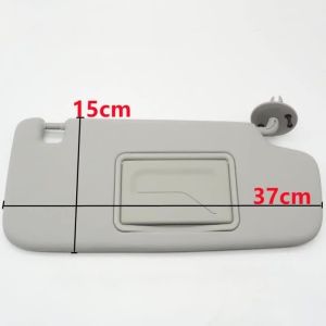 Sun Visor Front Sun-shading Plate Sunshield With Makeup Mirror Kit For Chevrolet Aveo Sonic 2011-2013 Spark 2013-2016