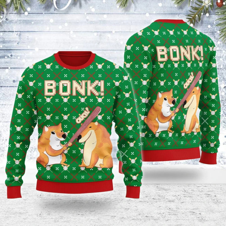 7CYM [Local Stock] Christmas Halloween Men's Ugly Christmas Sweaters ...