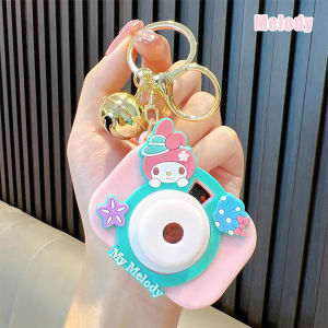 Gantungan Kunci Kamera Proyektor Sanrio Series Mainan Edukasi Pola Gambar Karakter Kartun Figure Kuromi Melody Cinnamoraoll Kitty