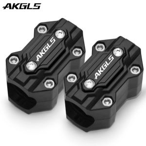 AKGLS-For Honda TRANSALP700 TRANSALP 600 650 transalp 700 750 XLV motorcycle bumper decoration block engine anti-collision accessories