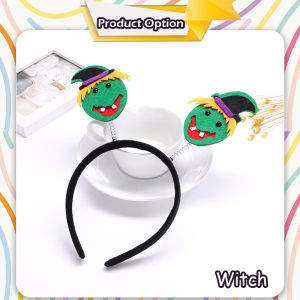 [Happy Kids] Halloween Headband Masquerade Party Performance Head Buckle Pumpkin Witch 万圣节头箍头饰 Pita Rambut - HW07