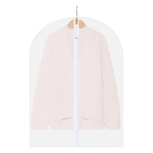 Bisa COD Cover Baju Resleting PEVA Reseleting Anti Debu Anti Air / Cover Gantungan Baju / Sarung Baju / Gantungan Baju Pakaian Gown Jas