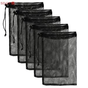 🚚【Local Express Delivery】🚚 Mesh Stuff Sack Durable Nylon Drawstring Laundry Bag Rinsing Beach Toys Travel