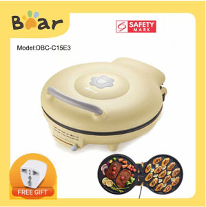 DBC-C15E3 Gấu/Gấu Chảo Nướng Bánh Chạy Điện Đa Năng Máy Làm Bánh Kếp Làm Nóng Hai Mặt Gia Dụng Có Thể Tháo Rời Và Giặt Được