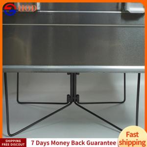 【Outdoor】Camping Foldable Metal Stand Portable Organizer Box Folding Stand Outdoor Storage Boxes Shelves for Travel Cooking