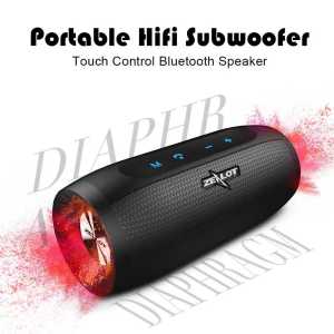 COD Zealot S16 Bluetooth Speaker Dual Bass dengan Powerbank 4000mAh / Speaker bluetooth full bass mini bulat di cas / speaker outdoor full bass wireless portable bluetooth mini murah camping / spiker blutute ada bas aktif murah full bass