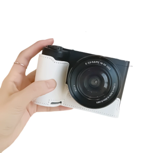 Elegant PU Leather Camera Shell Case For ZVE10 II Perfect For Outdoor Photography And Everyday Adventure