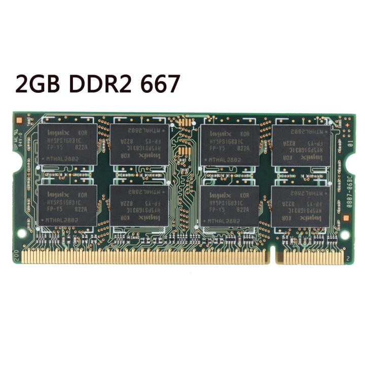Laptop RAM 2G 2GB DDR2 667MHz PC2 5300S SODIMM CL5 200pin Notebook  Memory RAM Lazada PH