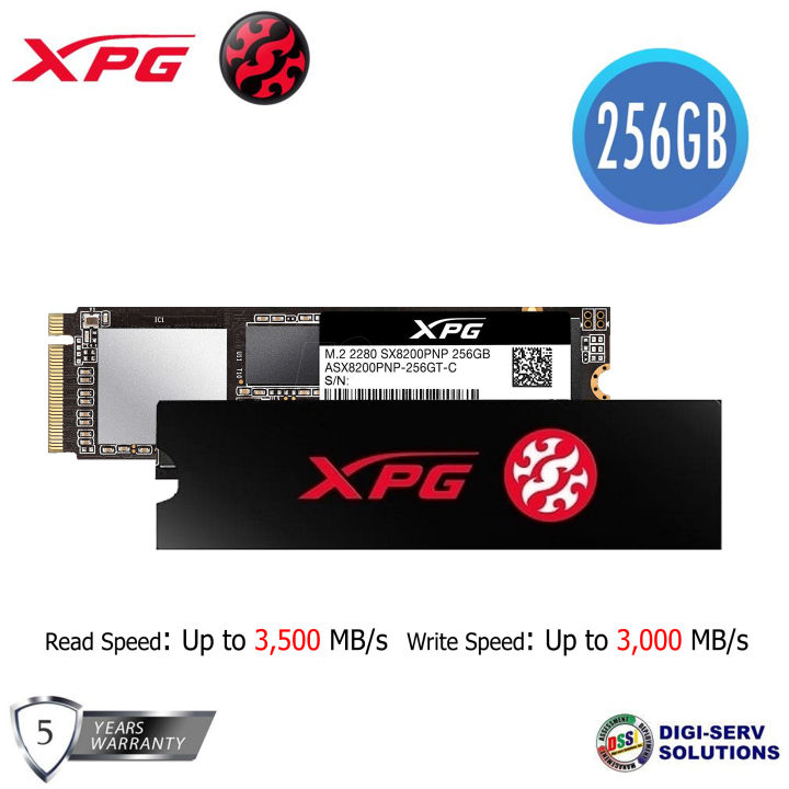 SALE!!! Adata XPG SX8200 PRO 256GB PCIe GEN3X4 2280