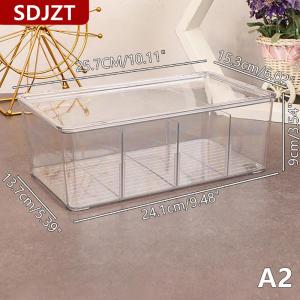 [COD] SDJZT กล่องใส่ถุงชากล่องเก็บของอเนกประสงค์สำนักงานพร้อมฝาปิดกระเป๋าใส่กาแฟทำจากอะคริลิค