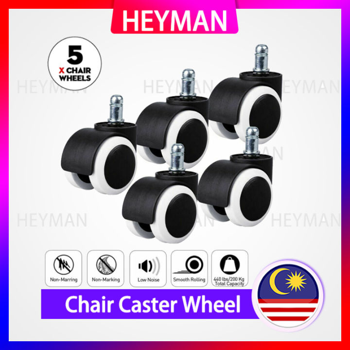 HEYMAN Office Chair Caster Wheel IKEA Caster Roller Chair Wheel Swivel