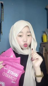 Muyuan~【HALAL】7Lume White Tomato Whitening Beauty Drink 5600mg White Tomato Extract per Pack with Glutathione Collagen & Vitamin C 9-in-1 Berry Blend Skin Brightening Antioxidant Support