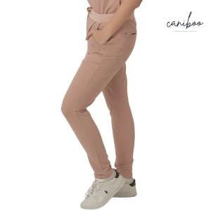Caniboo ADDIE womens slim scrub pants- Soft Lightweight Anti-wrinkle Premium Triple Blend Fabric- Doctor Nurse Medical Uniform