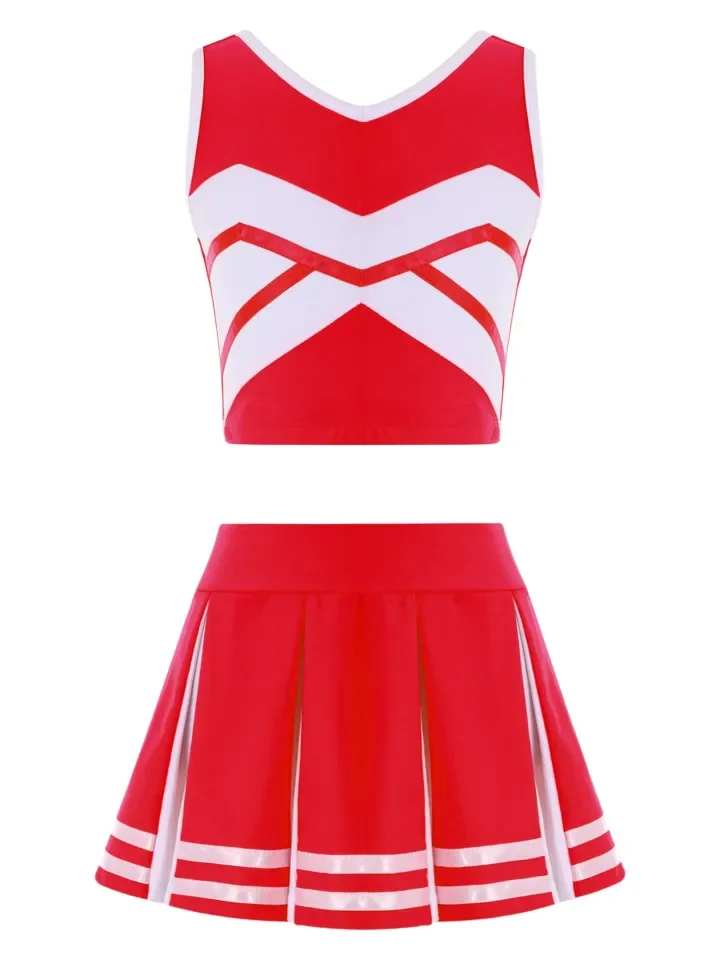 Cheerleader top and skirt hotsell fancy dress