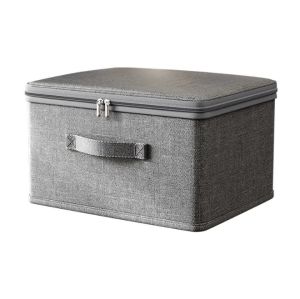 กล่องเก็บเสื้อผ้า กันฝุ่น พับได้ กล่องใส่เสื้อผ้า มีซิป มีหูหิ้ว ดีไซน์สวย จุของได้เยอะ มีหลายขนาด