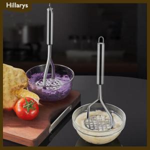 [Hillarys] Kitchen Gadget Creative Mud Press Masher Puree Juice Maker Stainless Steel Potatoes Crusher Pusher Fruit Tools Cocina Cozinha