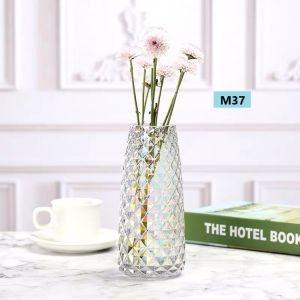 Lọ hoa thuỷ tinh decor Qhouse phong cách Bắc Âu  bình hoa trang trí symphony vintage  đơn giản đẹp