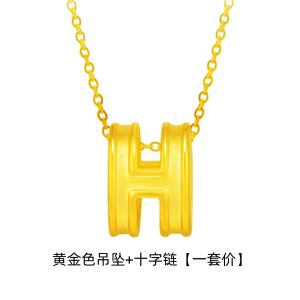 Fashion Gold Rose Flower Pendant Necklace for Women Valentines Gift Jewelry