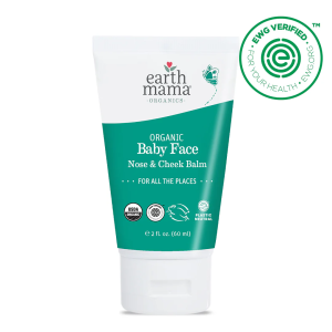 Earth Mama Baby Face Organic Nose & Cheek Balm | Drool Rash Ruam Susu