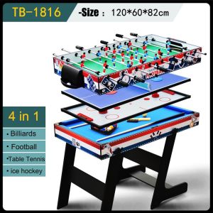 UrbanSpace SG- 4 in 1 Mini Pool Table /120CM  Foosball Tablet /Tabletop Foosball/ Games For Kids / Mini Soccer