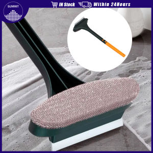 2 In 1 Household Window Cleaner Long Handle Double-Sided Window Dust Remover