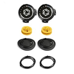 No Tie Shoelaces Rotating Shoe Buckle Quick Lock Shoestrings Metal Wire Swivels Automatic Buckle Rope with Strong Lock