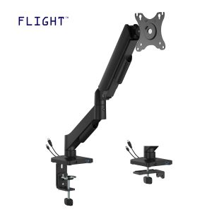 *CLEARANCE* Flight™ Single Ergofly Monitor Arm Monitor Mount Come With 1 x USB 1 x USB C. 3 years Local Warranty. Support Up To 9kg Monitor